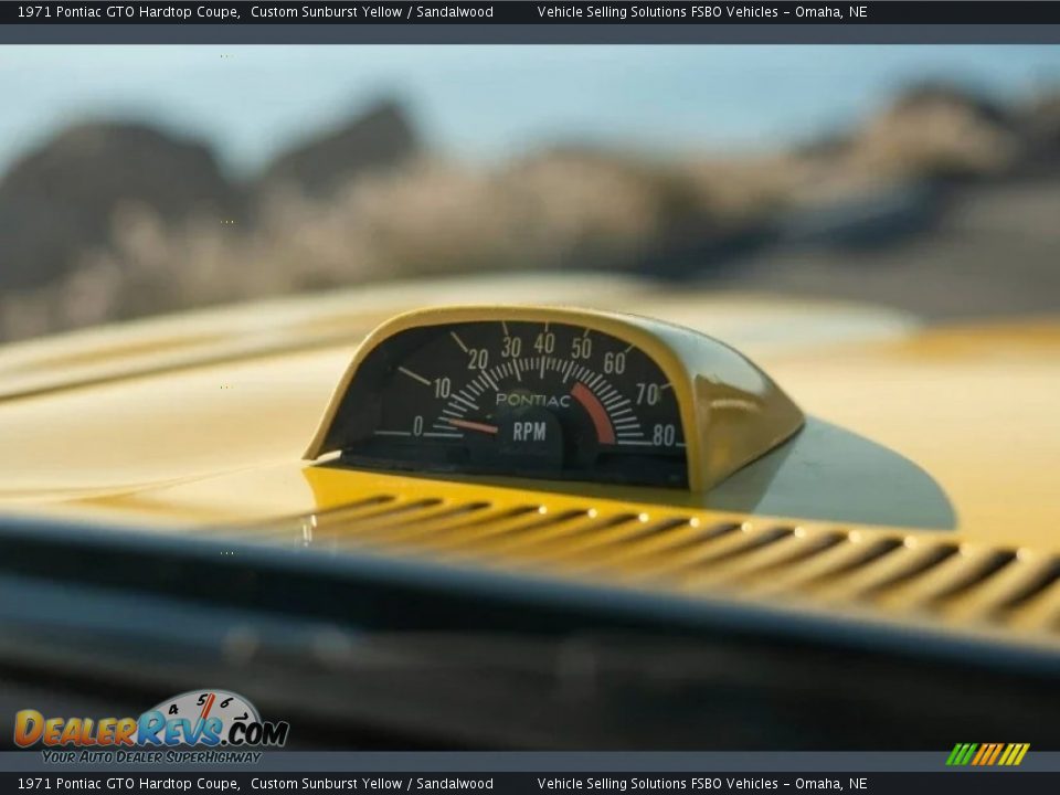 1971 Pontiac GTO Hardtop Coupe Gauges Photo #12