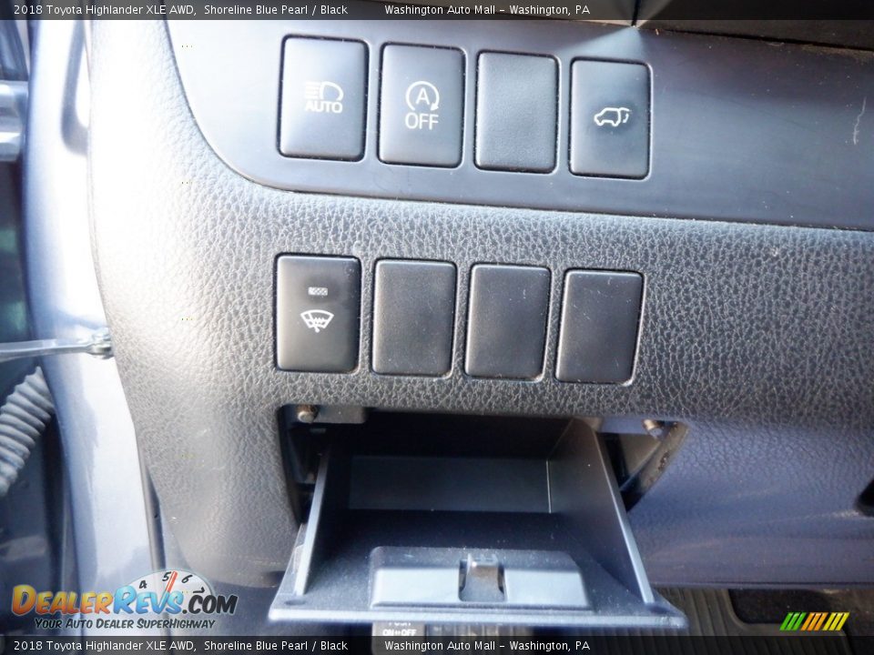 2018 Toyota Highlander XLE AWD Shoreline Blue Pearl / Black Photo #15