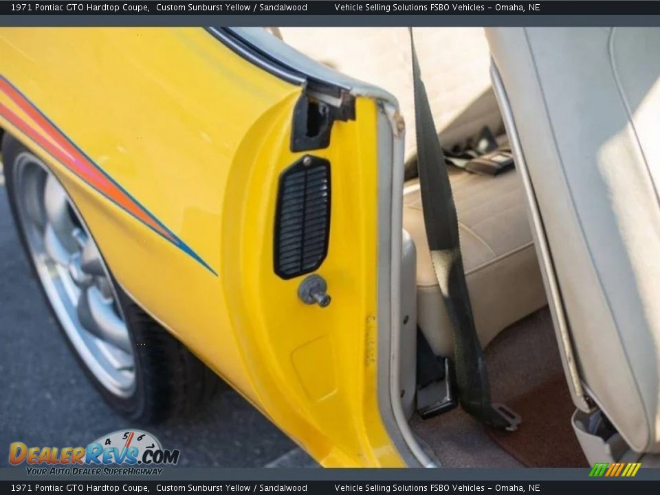 Rear Seat of 1971 Pontiac GTO Hardtop Coupe Photo #16