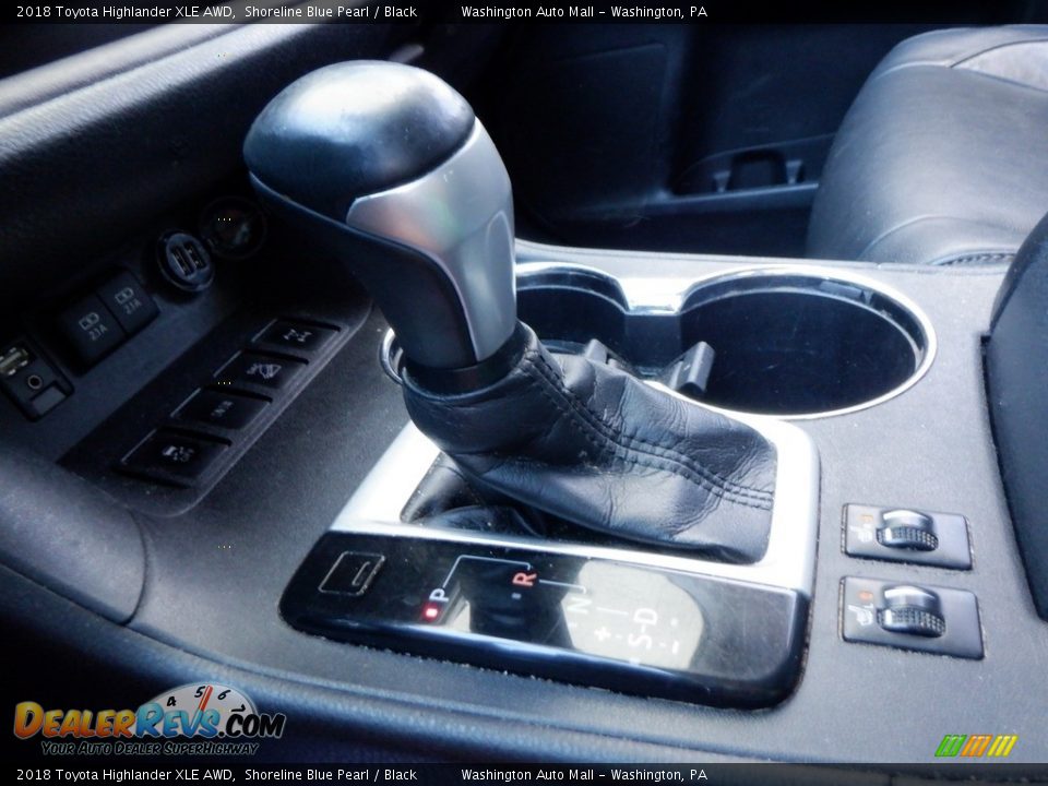 2018 Toyota Highlander XLE AWD Shoreline Blue Pearl / Black Photo #18