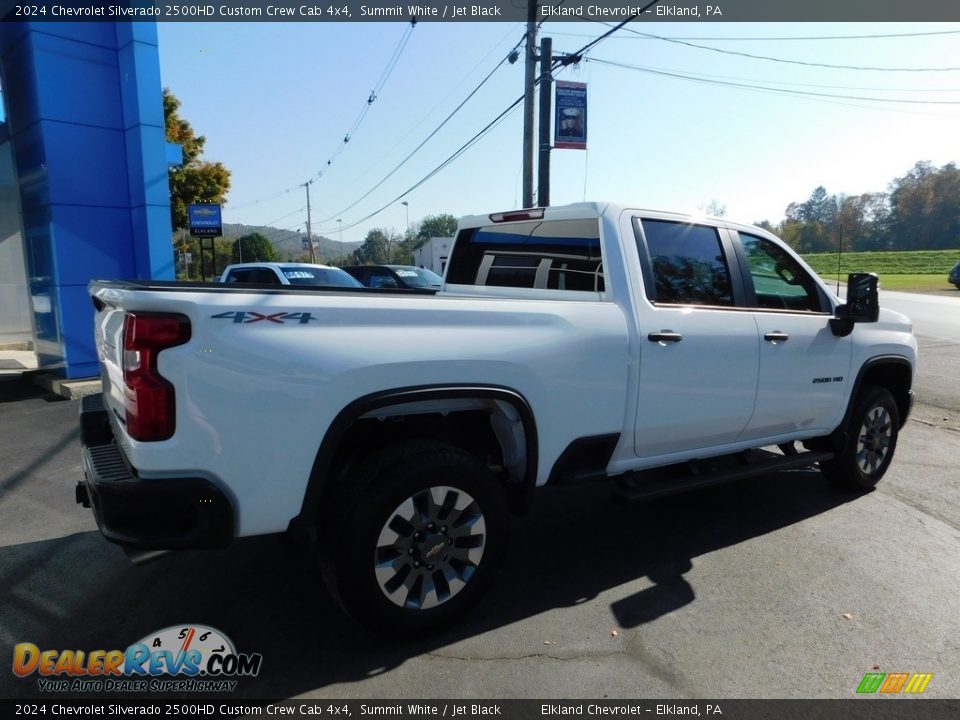 2024 Chevrolet Silverado 2500HD Custom Crew Cab 4x4 Summit White / Jet Black Photo #8