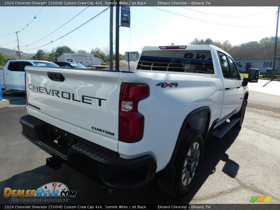 2024 Chevrolet Silverado 2500HD Custom Crew Cab 4x4 Summit White / Jet Black Photo #9