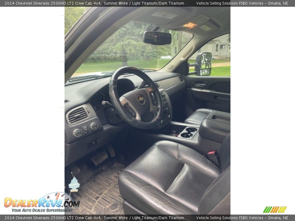 2014 Chevrolet Silverado 2500HD LTZ Crew Cab 4x4 Summit White / Light Titanium/Dark Titanium Photo #5
