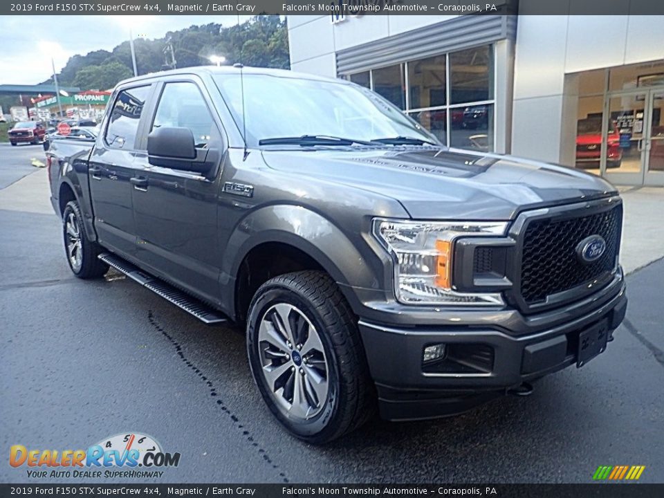 2019 Ford F150 STX SuperCrew 4x4 Magnetic / Earth Gray Photo #9