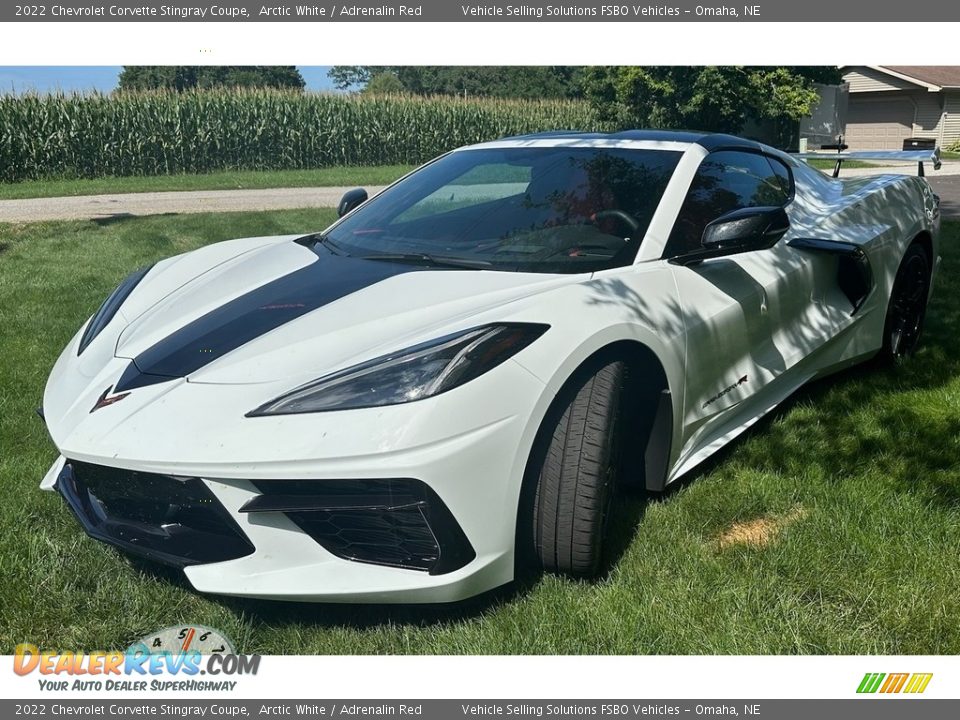 Arctic White 2022 Chevrolet Corvette Stingray Coupe Photo #1