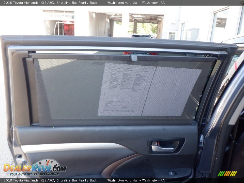 2018 Toyota Highlander XLE AWD Shoreline Blue Pearl / Black Photo #30