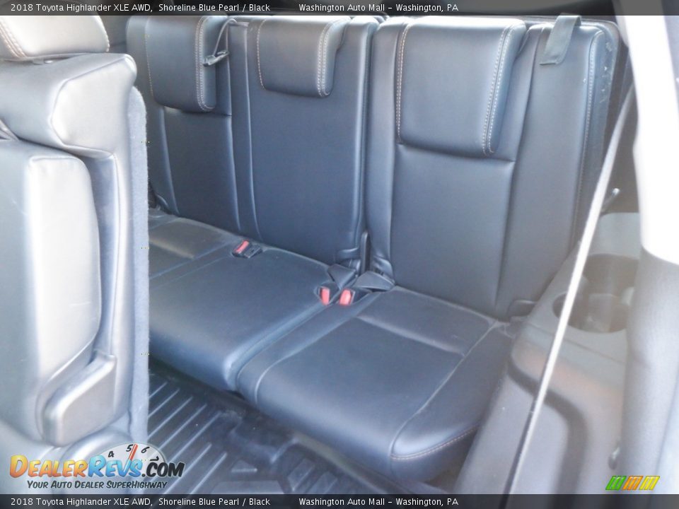 2018 Toyota Highlander XLE AWD Shoreline Blue Pearl / Black Photo #31