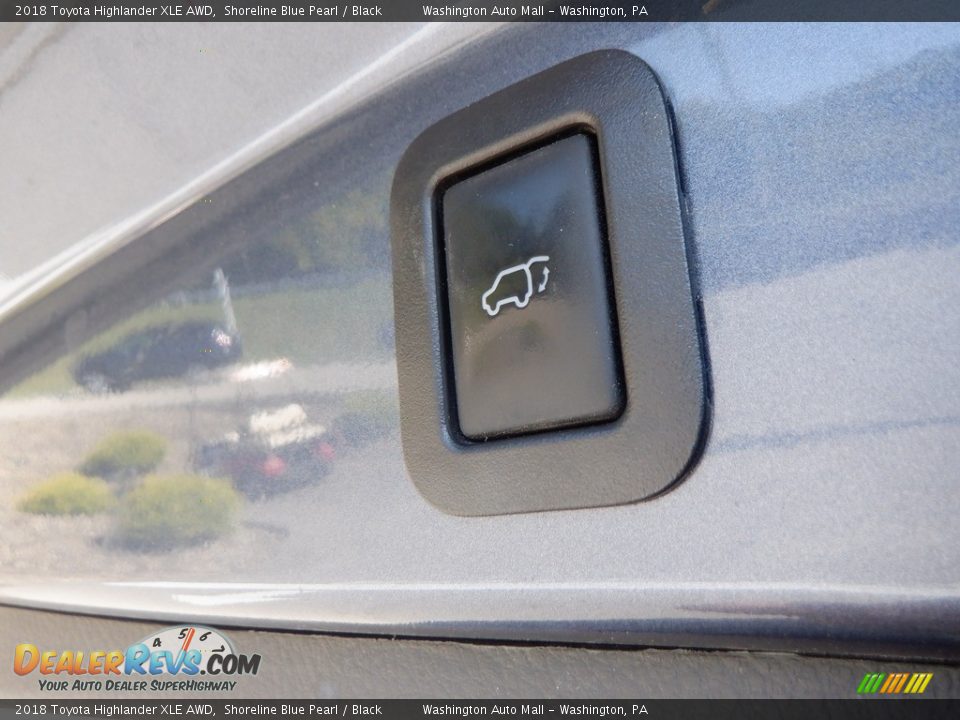 2018 Toyota Highlander XLE AWD Shoreline Blue Pearl / Black Photo #33