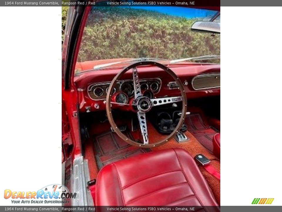 Front Seat of 1964 Ford Mustang Convertible Photo #3