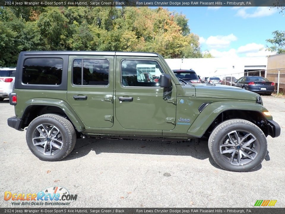 Sarge Green 2024 Jeep Wrangler 4-Door Sport S 4xe Hybrid Photo #7