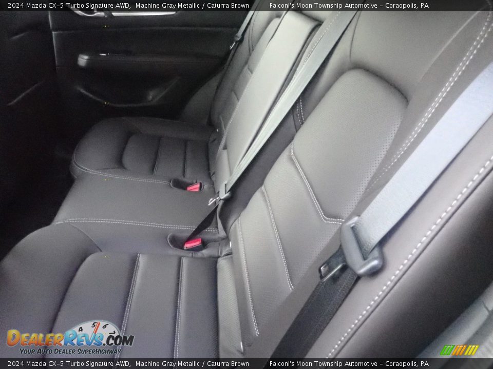 Rear Seat of 2024 Mazda CX-5 Turbo Signature AWD Photo #12