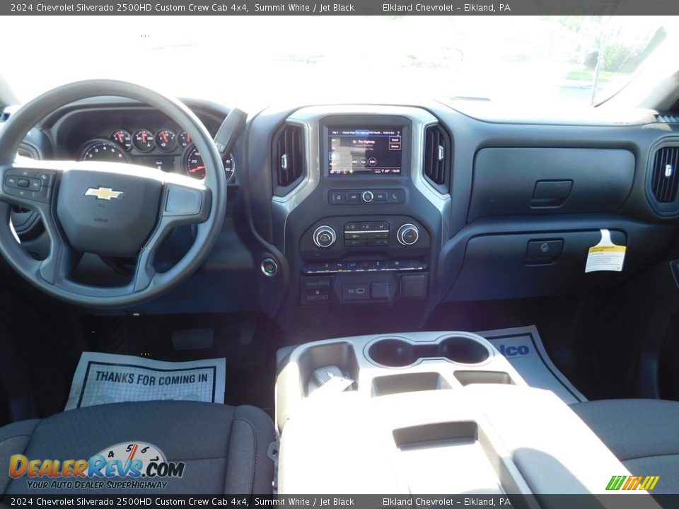 2024 Chevrolet Silverado 2500HD Custom Crew Cab 4x4 Summit White / Jet Black Photo #35