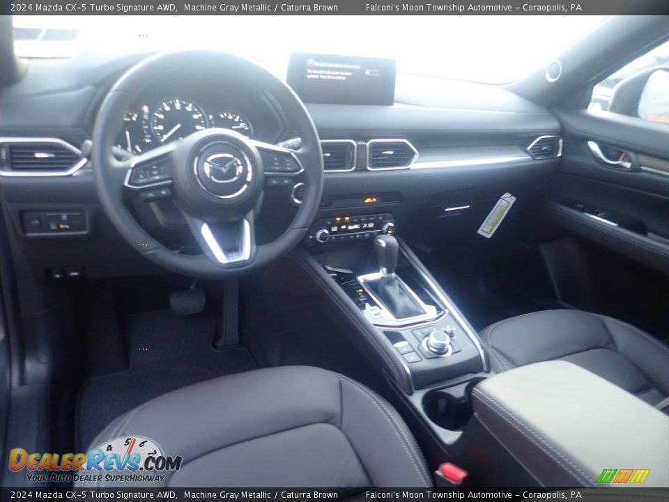 Caturra Brown Interior - 2024 Mazda CX-5 Turbo Signature AWD Photo #13