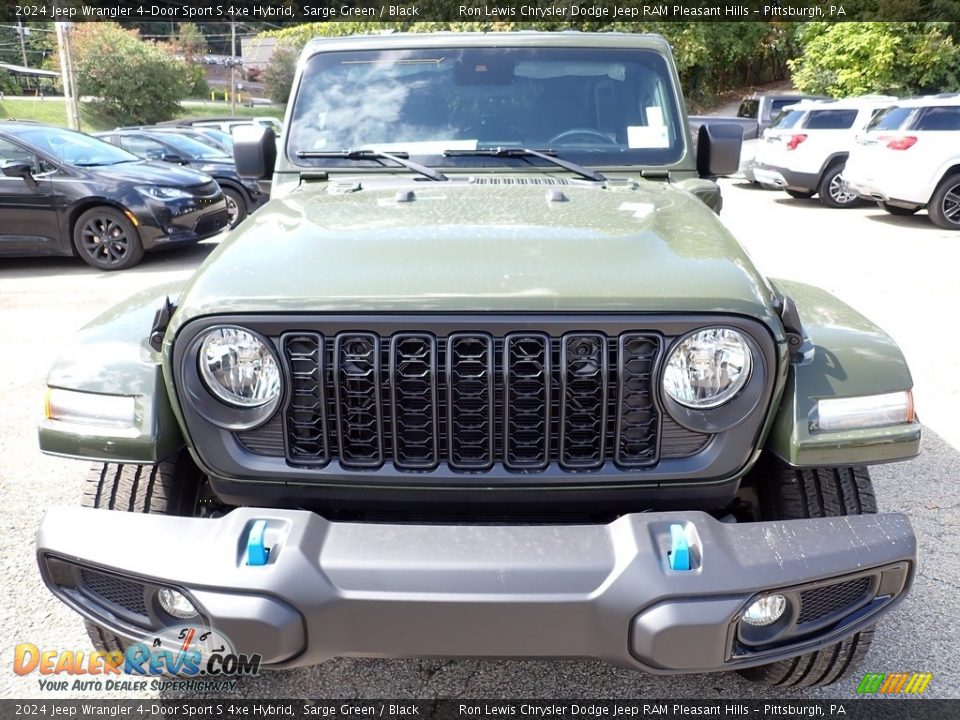 2024 Jeep Wrangler 4-Door Sport S 4xe Hybrid Sarge Green / Black Photo #9