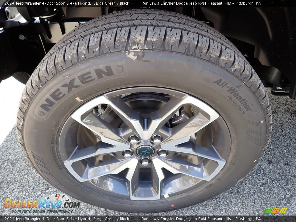 2024 Jeep Wrangler 4-Door Sport S 4xe Hybrid Wheel Photo #10