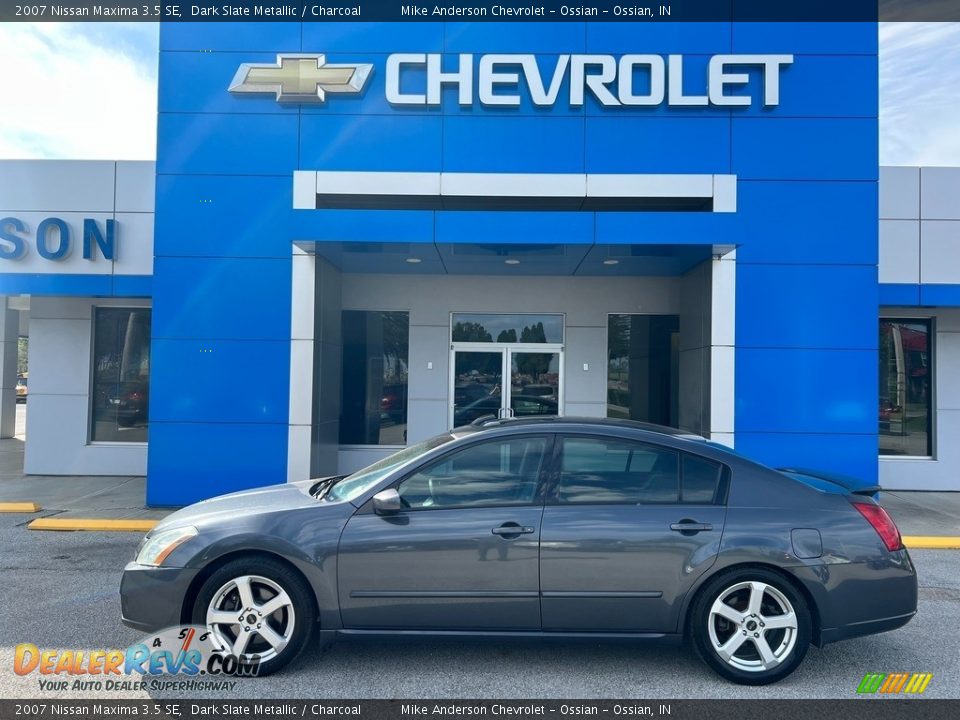 2007 Nissan Maxima 3.5 SE Dark Slate Metallic / Charcoal Photo #1