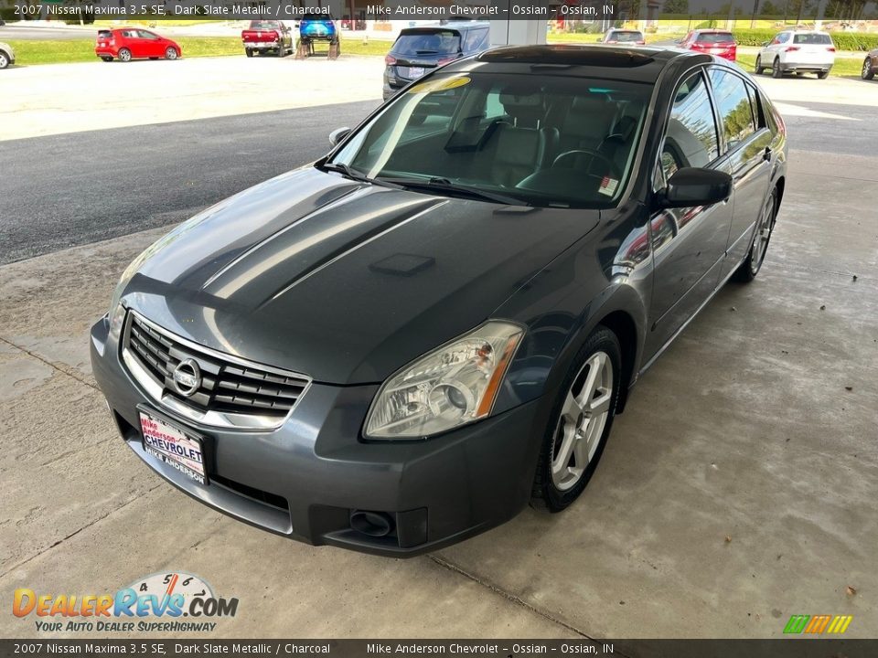 2007 Nissan Maxima 3.5 SE Dark Slate Metallic / Charcoal Photo #2