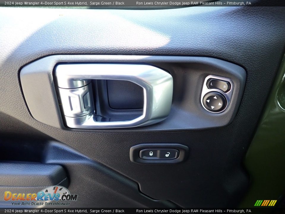 Door Panel of 2024 Jeep Wrangler 4-Door Sport S 4xe Hybrid Photo #14