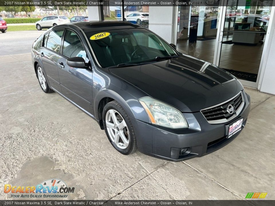 2007 Nissan Maxima 3.5 SE Dark Slate Metallic / Charcoal Photo #5