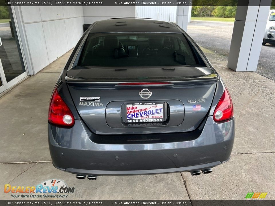 2007 Nissan Maxima 3.5 SE Dark Slate Metallic / Charcoal Photo #8