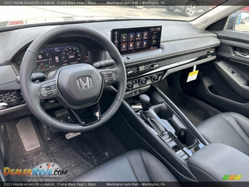 Black Interior - 2023 Honda Accord EX-L Hybrid Photo #3