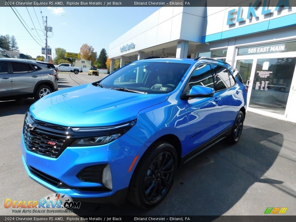 2024 Chevrolet Equinox RS AWD Riptide Blue Metallic / Jet Black Photo #2