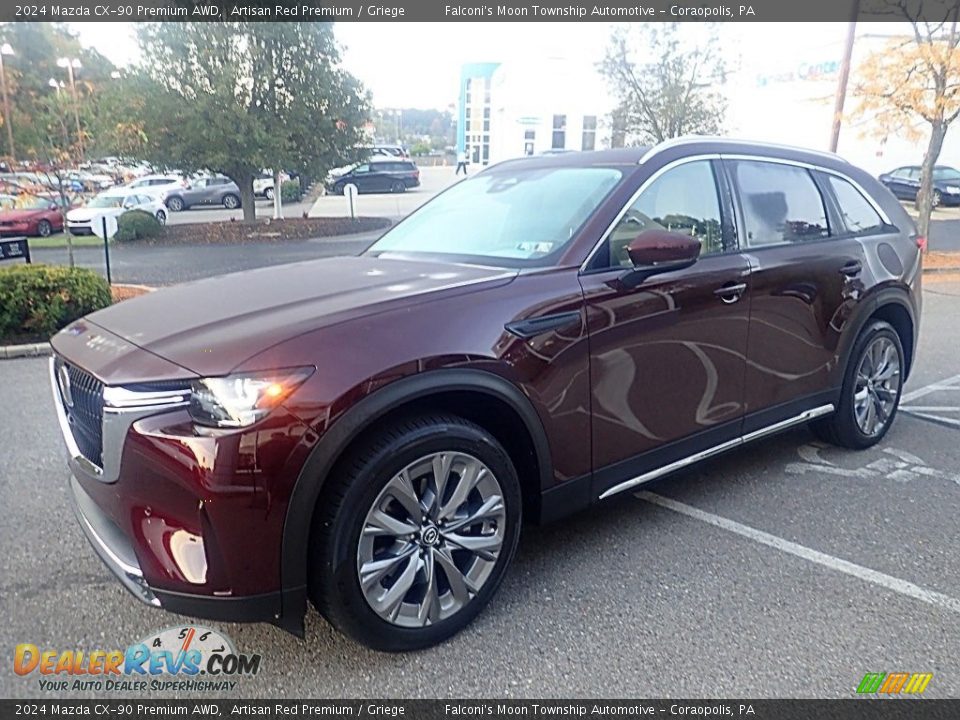 Front 3/4 View of 2024 Mazda CX-90 Premium AWD Photo #7