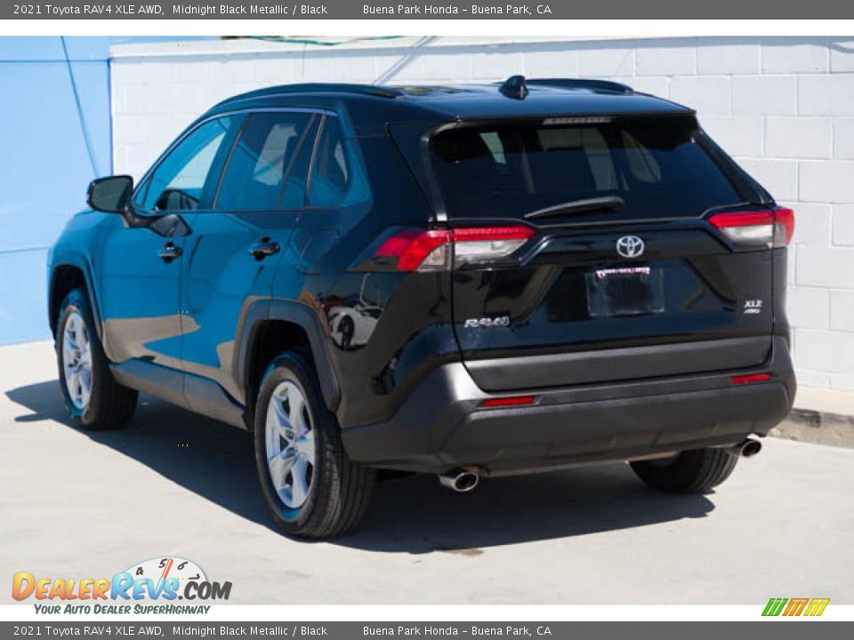 2021 Toyota RAV4 XLE AWD Midnight Black Metallic / Black Photo #2