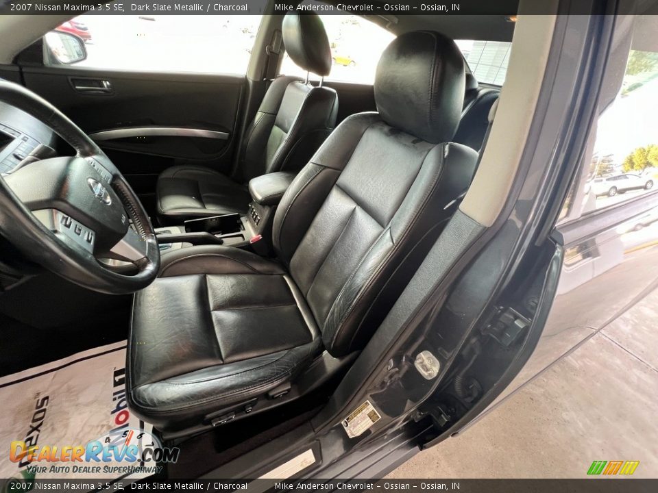 2007 Nissan Maxima 3.5 SE Dark Slate Metallic / Charcoal Photo #15