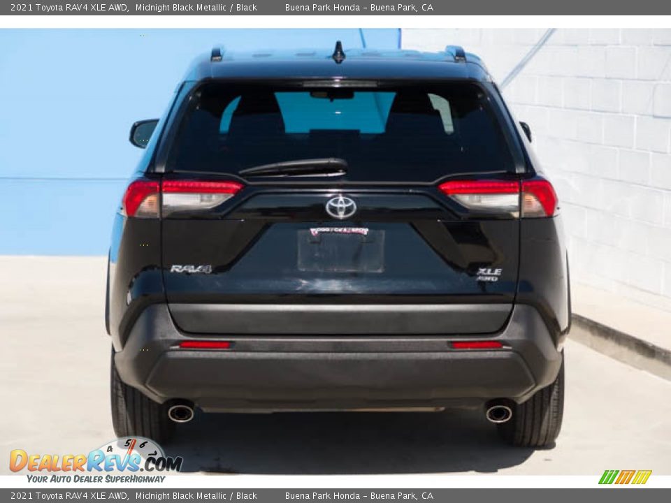 2021 Toyota RAV4 XLE AWD Midnight Black Metallic / Black Photo #9