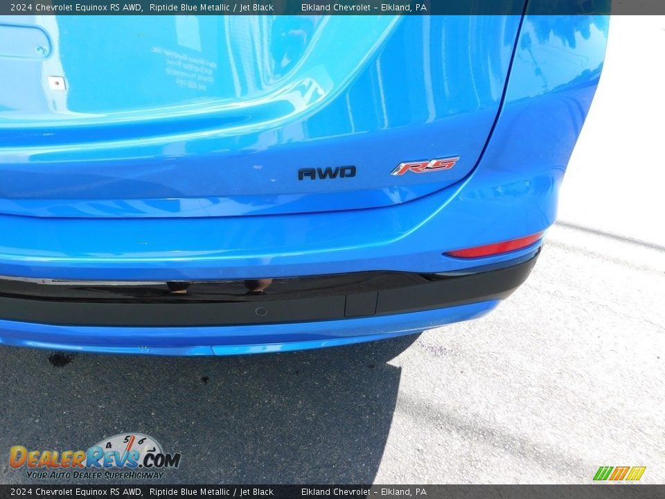 2024 Chevrolet Equinox RS AWD Riptide Blue Metallic / Jet Black Photo #14