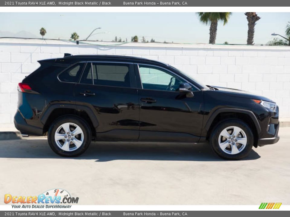 Midnight Black Metallic 2021 Toyota RAV4 XLE AWD Photo #12