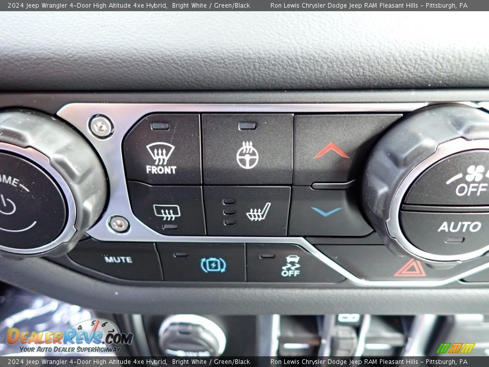 Controls of 2024 Jeep Wrangler 4-Door High Altitude 4xe Hybrid Photo #17