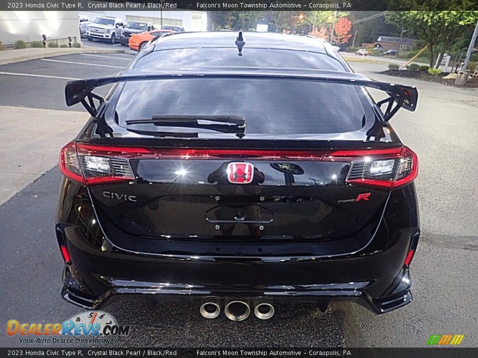 2023 Honda Civic Type R Crystal Black Pearl / Black/Red Photo #5