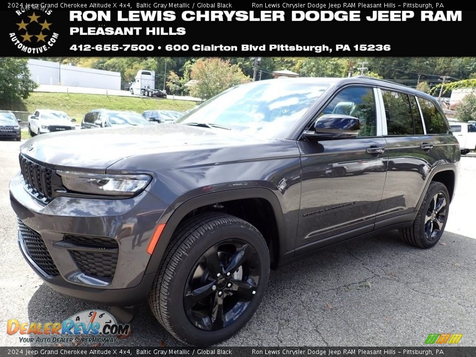 2024 Jeep Grand Cherokee Altitude X 4x4 Baltic Gray Metallic / Global Black Photo #1