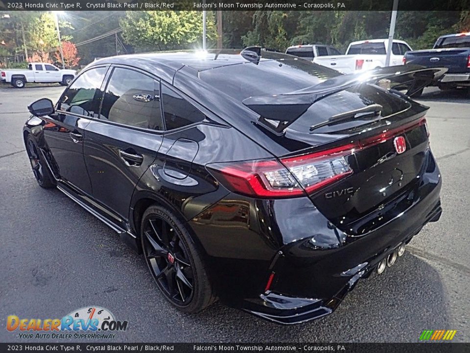 2023 Honda Civic Type R Crystal Black Pearl / Black/Red Photo #7