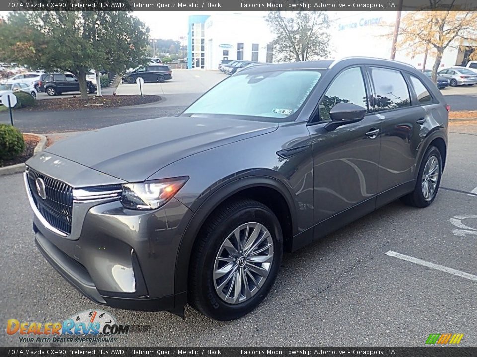 Front 3/4 View of 2024 Mazda CX-90 Preferred Plus AWD Photo #7