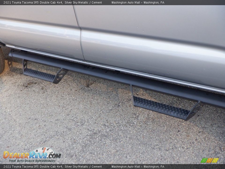 2021 Toyota Tacoma SR5 Double Cab 4x4 Silver Sky Metallic / Cement Photo #3