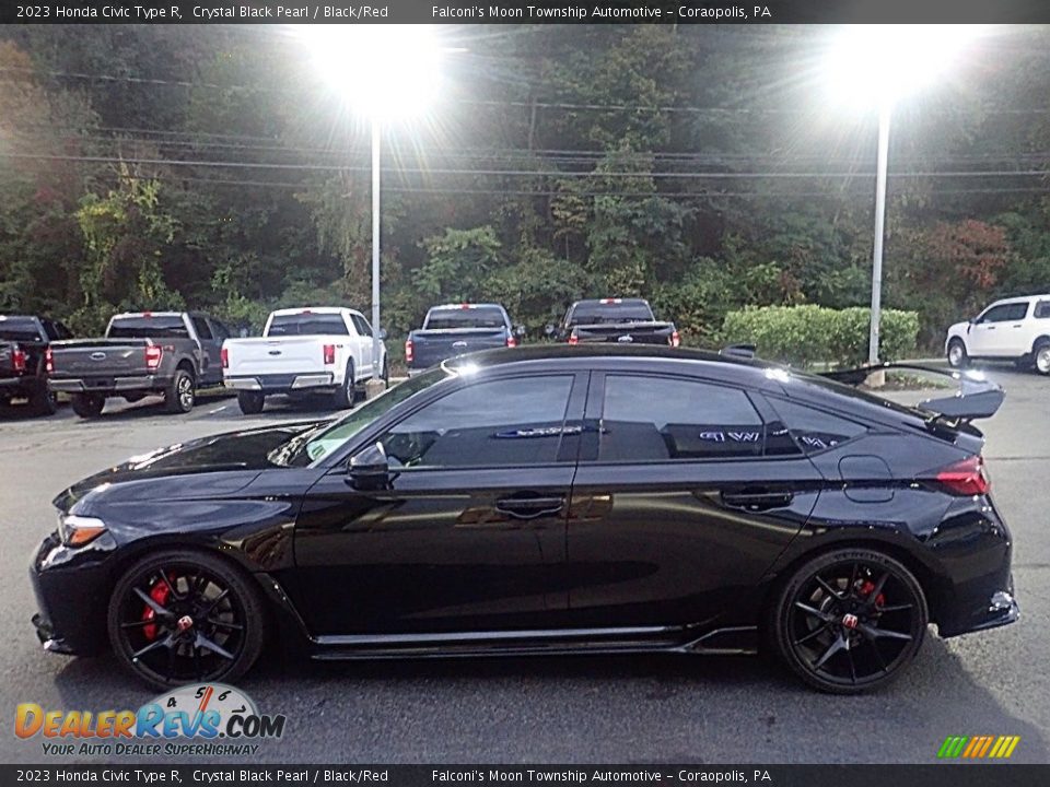 2023 Honda Civic Type R Crystal Black Pearl / Black/Red Photo #8