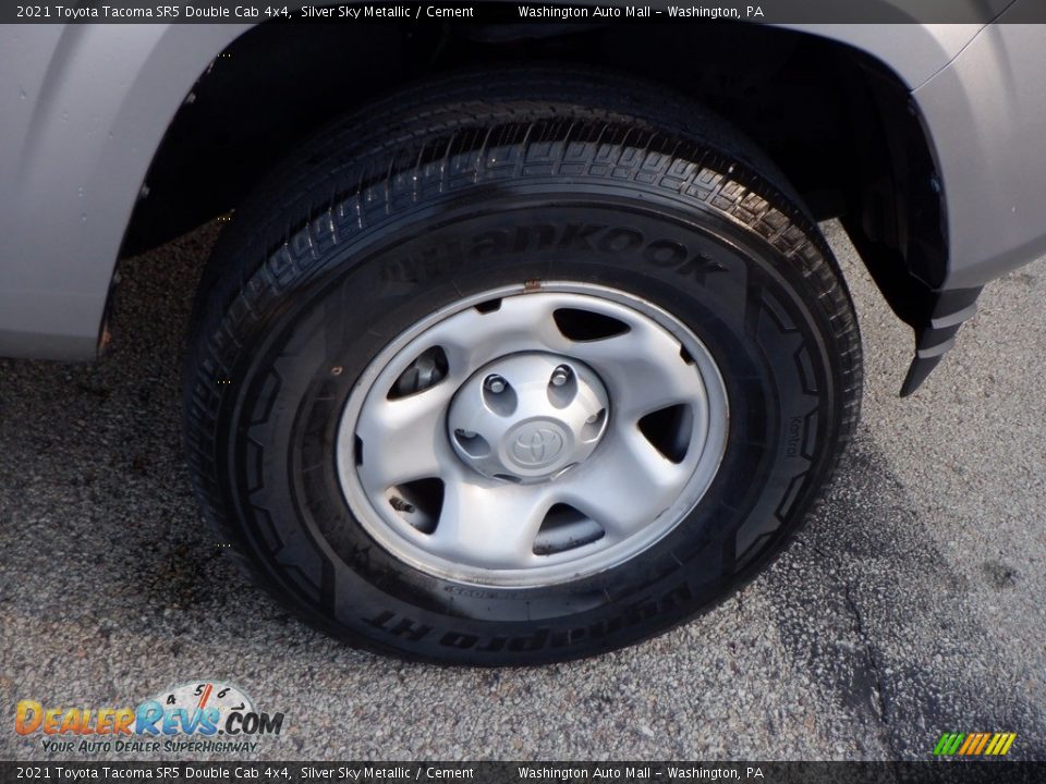 2021 Toyota Tacoma SR5 Double Cab 4x4 Silver Sky Metallic / Cement Photo #5