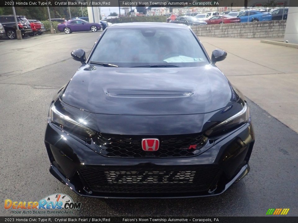 2023 Honda Civic Type R Crystal Black Pearl / Black/Red Photo #10