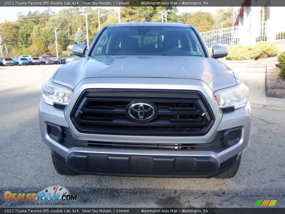 2021 Toyota Tacoma SR5 Double Cab 4x4 Silver Sky Metallic / Cement Photo #6