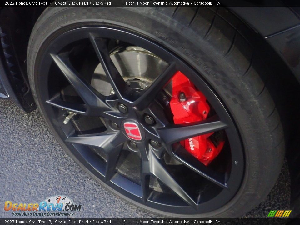 2023 Honda Civic Type R Crystal Black Pearl / Black/Red Photo #13