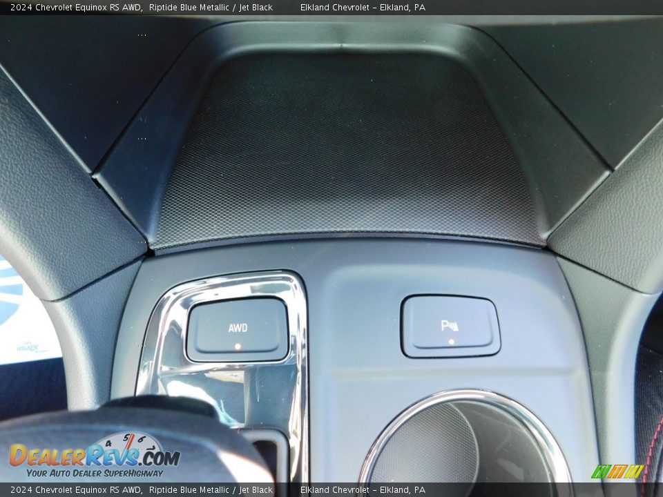 2024 Chevrolet Equinox RS AWD Riptide Blue Metallic / Jet Black Photo #34