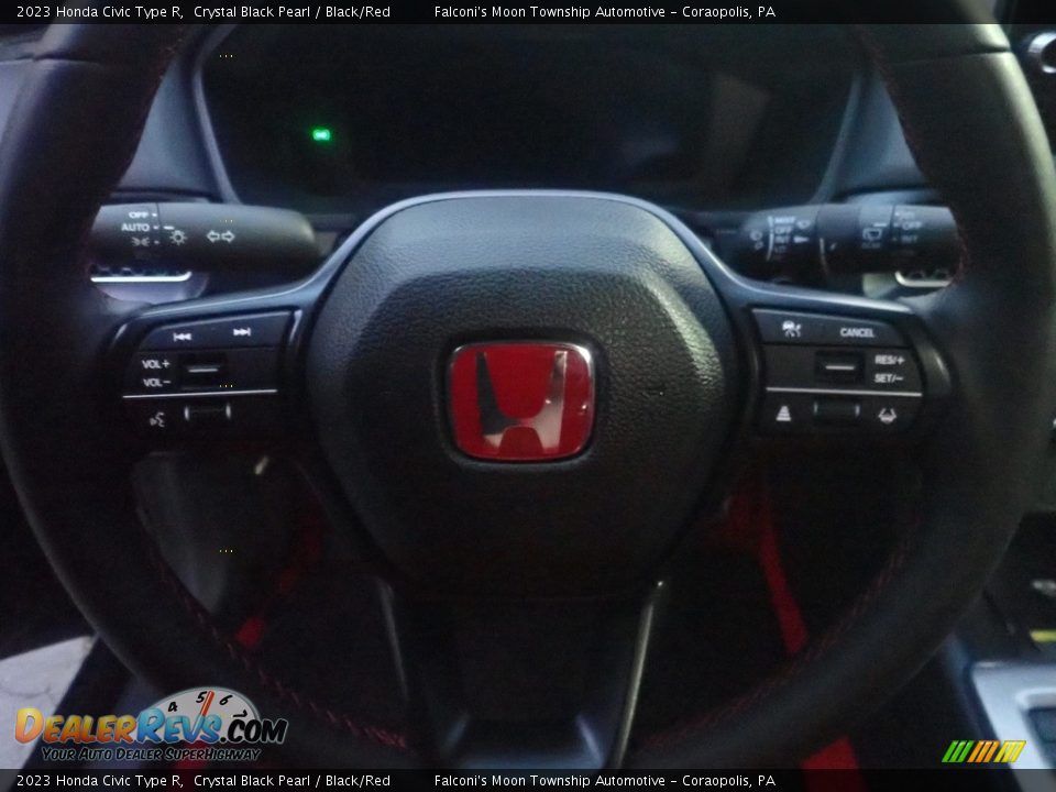 2023 Honda Civic Type R Crystal Black Pearl / Black/Red Photo #24