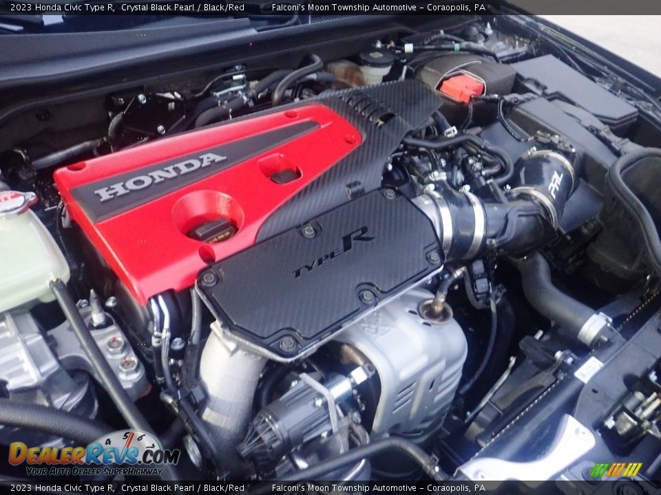 2023 Honda Civic Type R Crystal Black Pearl / Black/Red Photo #28