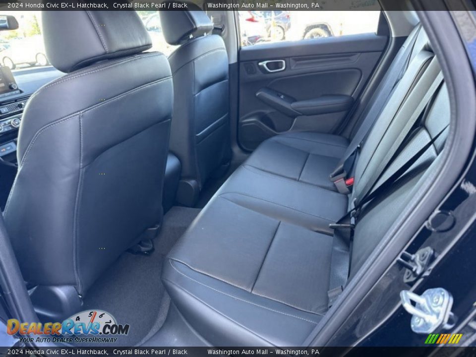 Rear Seat of 2024 Honda Civic EX-L Hatchback Photo #23