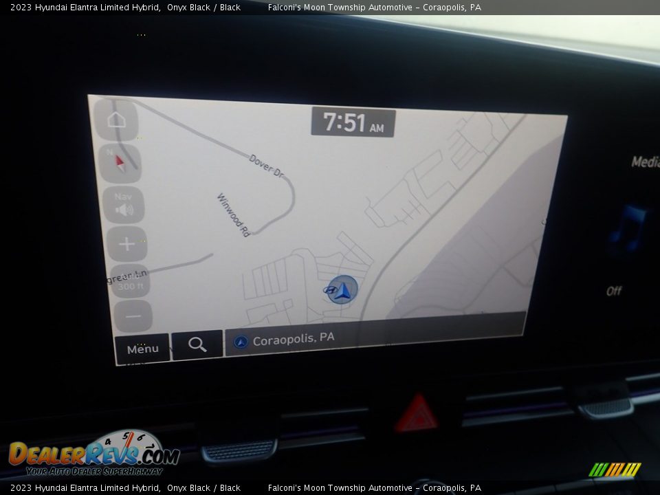 Navigation of 2023 Hyundai Elantra Limited Hybrid Photo #16