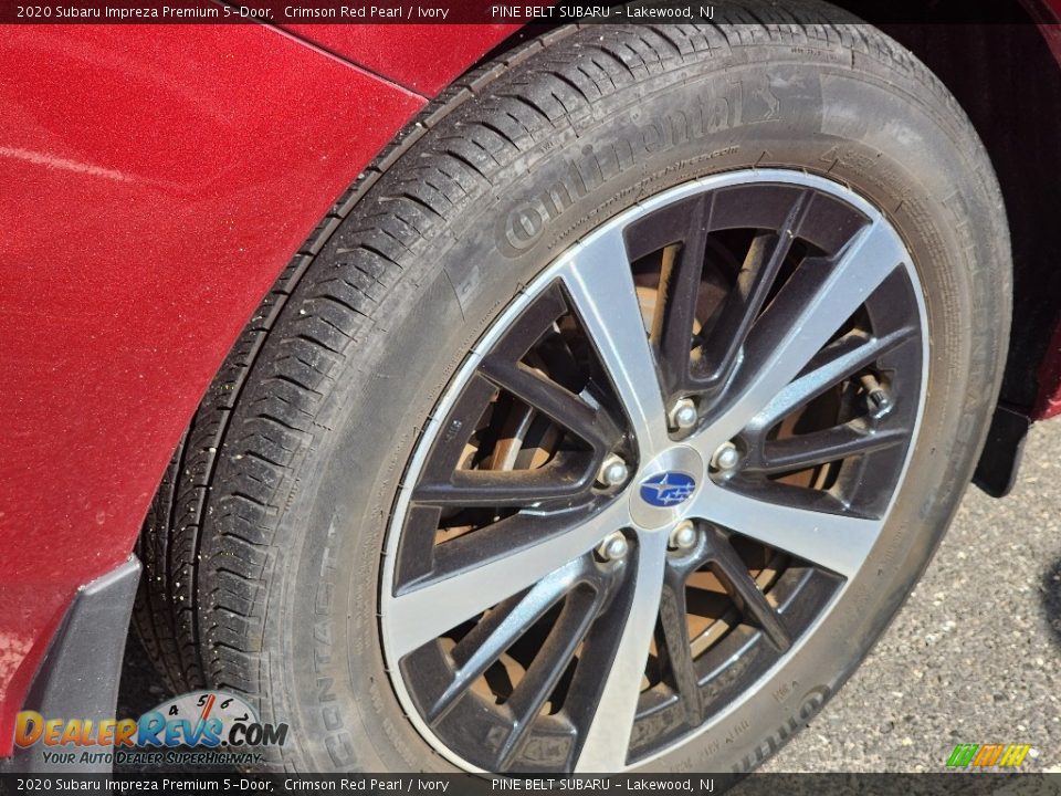 2020 Subaru Impreza Premium 5-Door Crimson Red Pearl / Ivory Photo #5