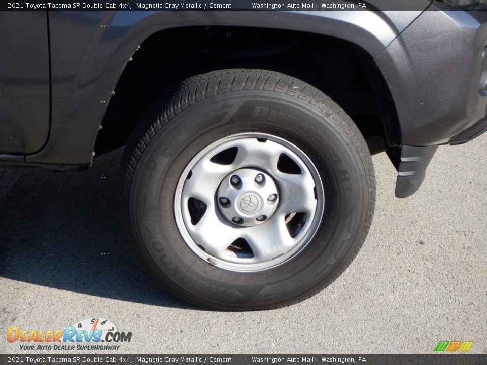 2021 Toyota Tacoma SR Double Cab 4x4 Magnetic Gray Metallic / Cement Photo #3